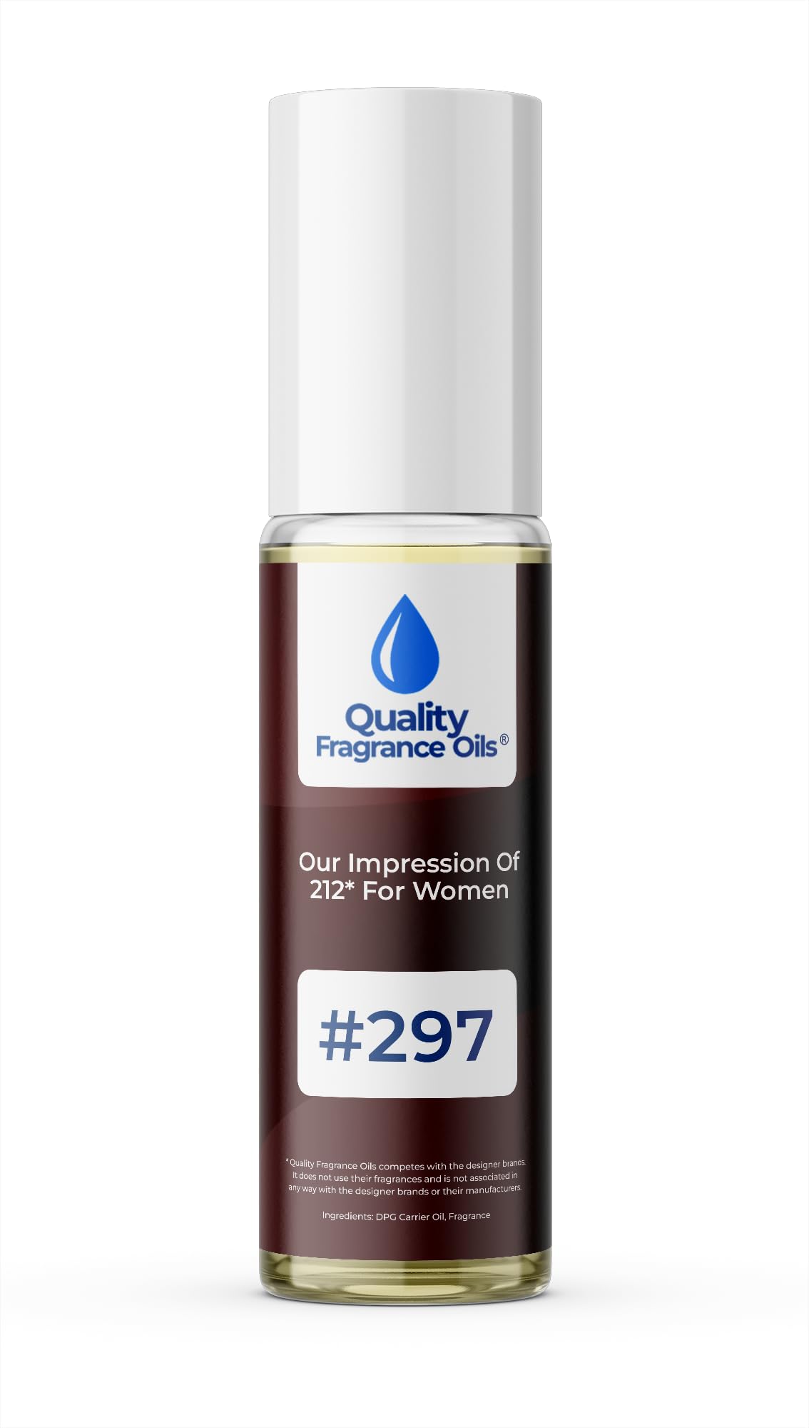 Quality Fragrance Oils' Noir de Noir Impression #132 | Long-Lasting Perfume Oil, Alcohol-Free, Strong Scent, 10ml Roll-On | Affordable Alternative to Designer Fragrances