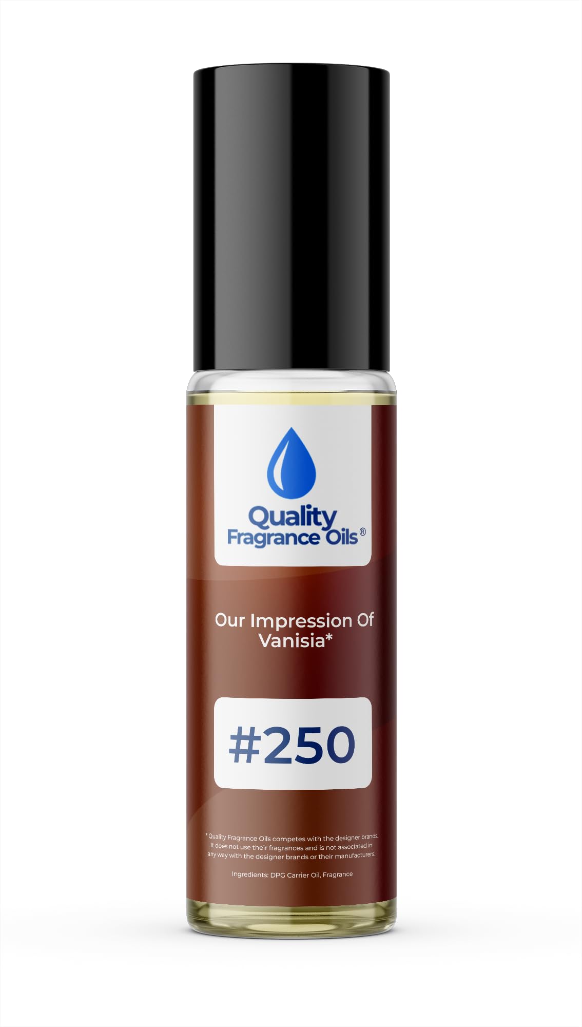 Quality Fragrance Oils' Noir de Noir Impression #132 | Long-Lasting Perfume Oil, Alcohol-Free, Strong Scent, 10ml Roll-On | Affordable Alternative to Designer Fragrances