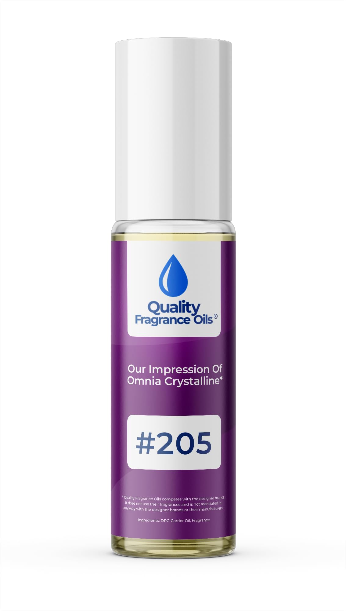 Quality Fragrance Oils' Noir de Noir Impression #132 | Long-Lasting Perfume Oil, Alcohol-Free, Strong Scent, 10ml Roll-On | Affordable Alternative to Designer Fragrances