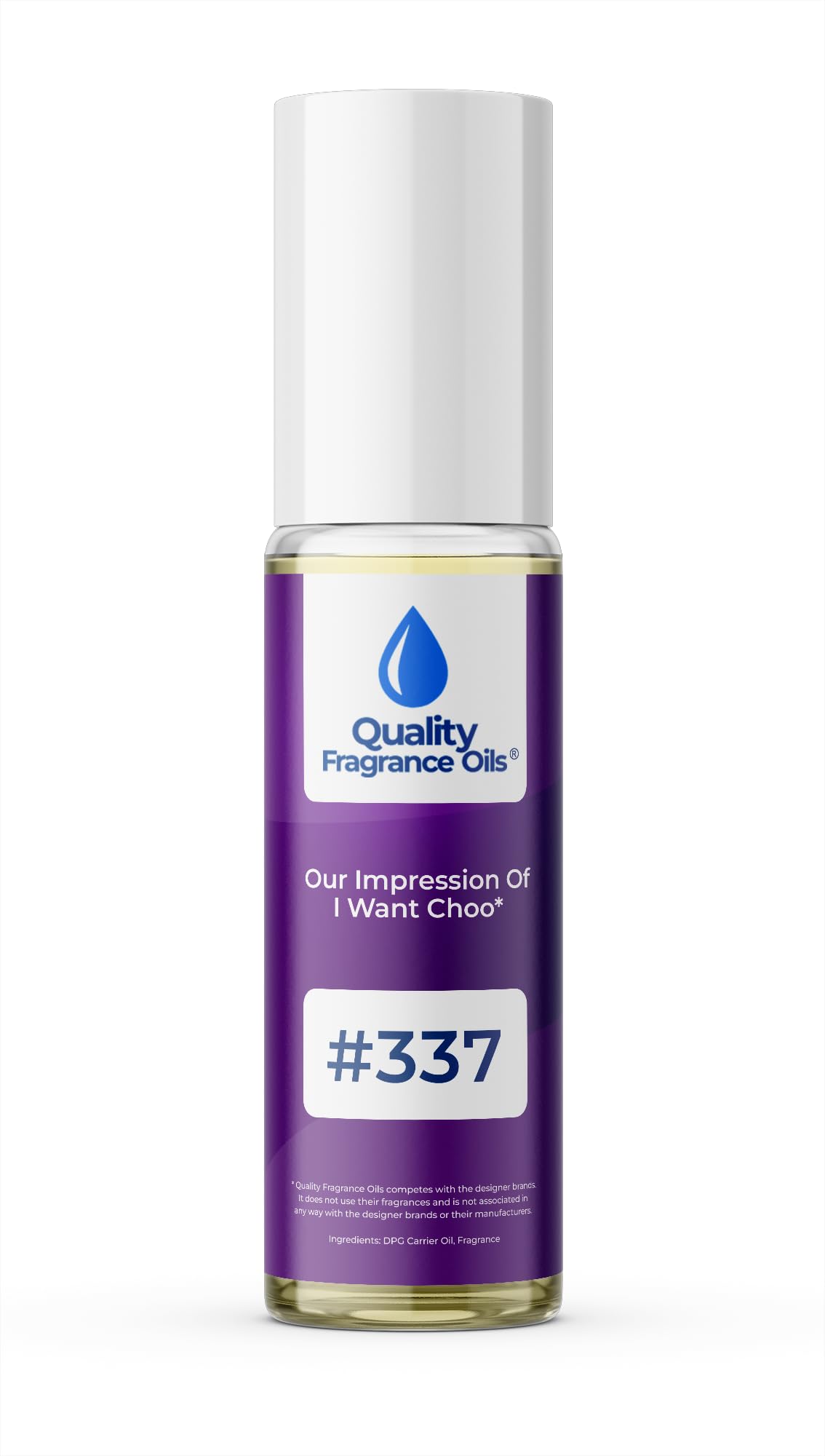 Quality Fragrance Oils' Noir de Noir Impression #132 | Long-Lasting Perfume Oil, Alcohol-Free, Strong Scent, 10ml Roll-On | Affordable Alternative to Designer Fragrances