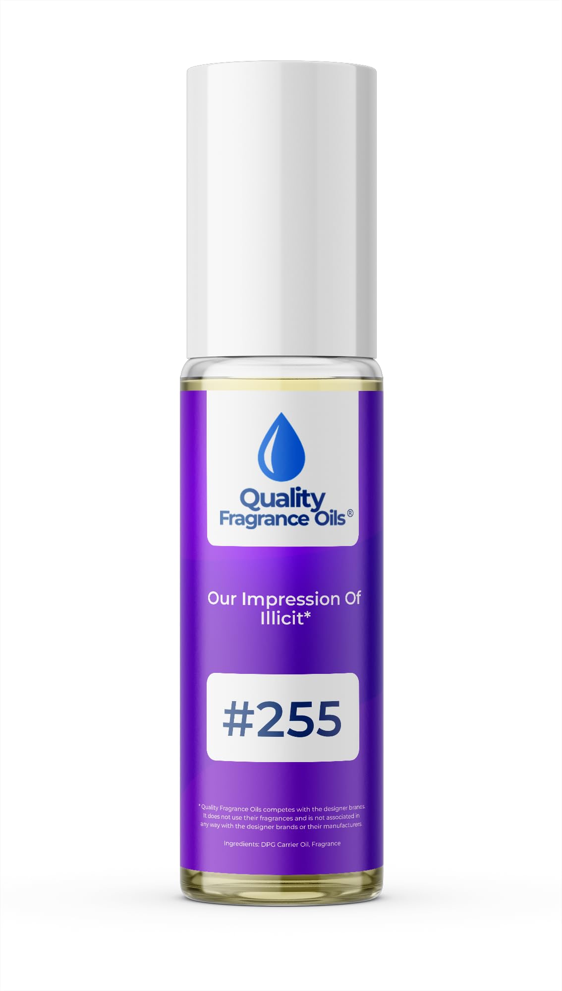 Quality Fragrance Oils' Noir de Noir Impression #132 | Long-Lasting Perfume Oil, Alcohol-Free, Strong Scent, 10ml Roll-On | Affordable Alternative to Designer Fragrances